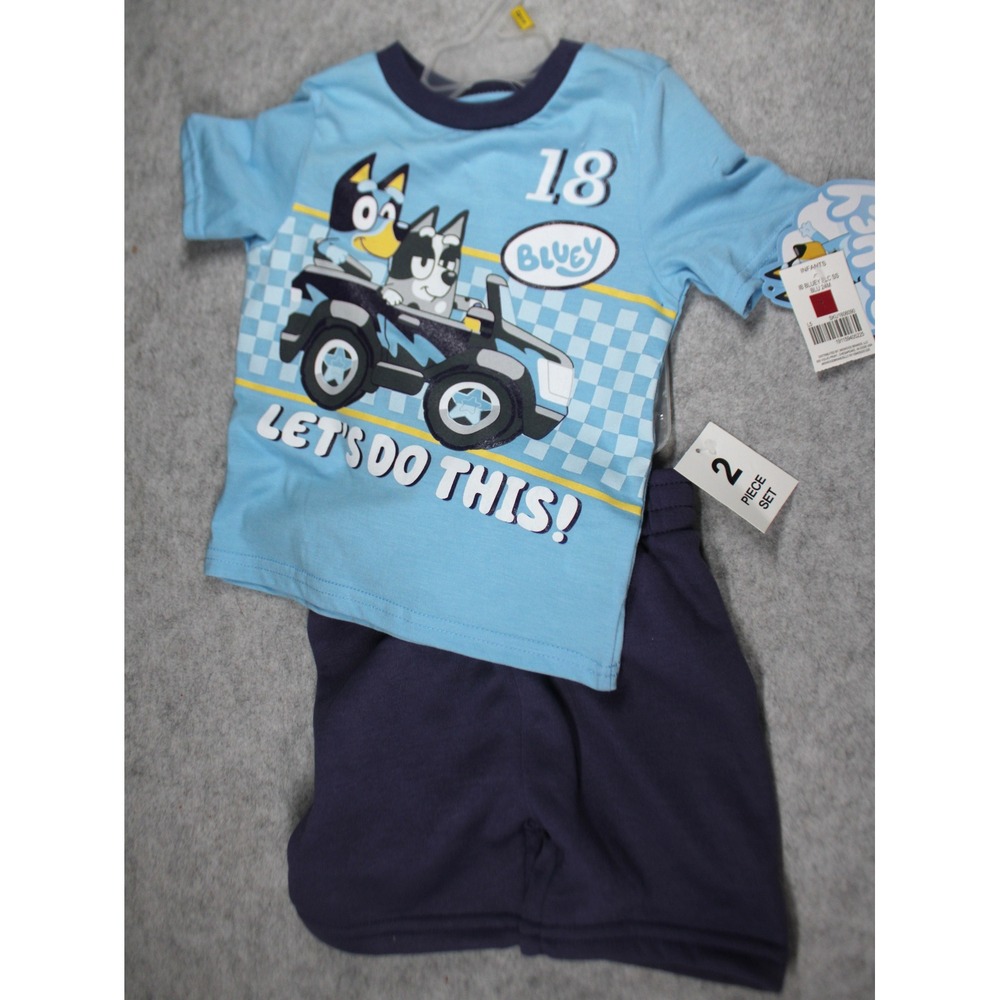 Boys Nickelodeon Bluey boys 2 pc shorts and t-shirt outfit size 24 Months